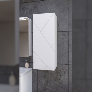 Шкаф навесной Бриклаер Кристалл 4627125416026 35 см белый